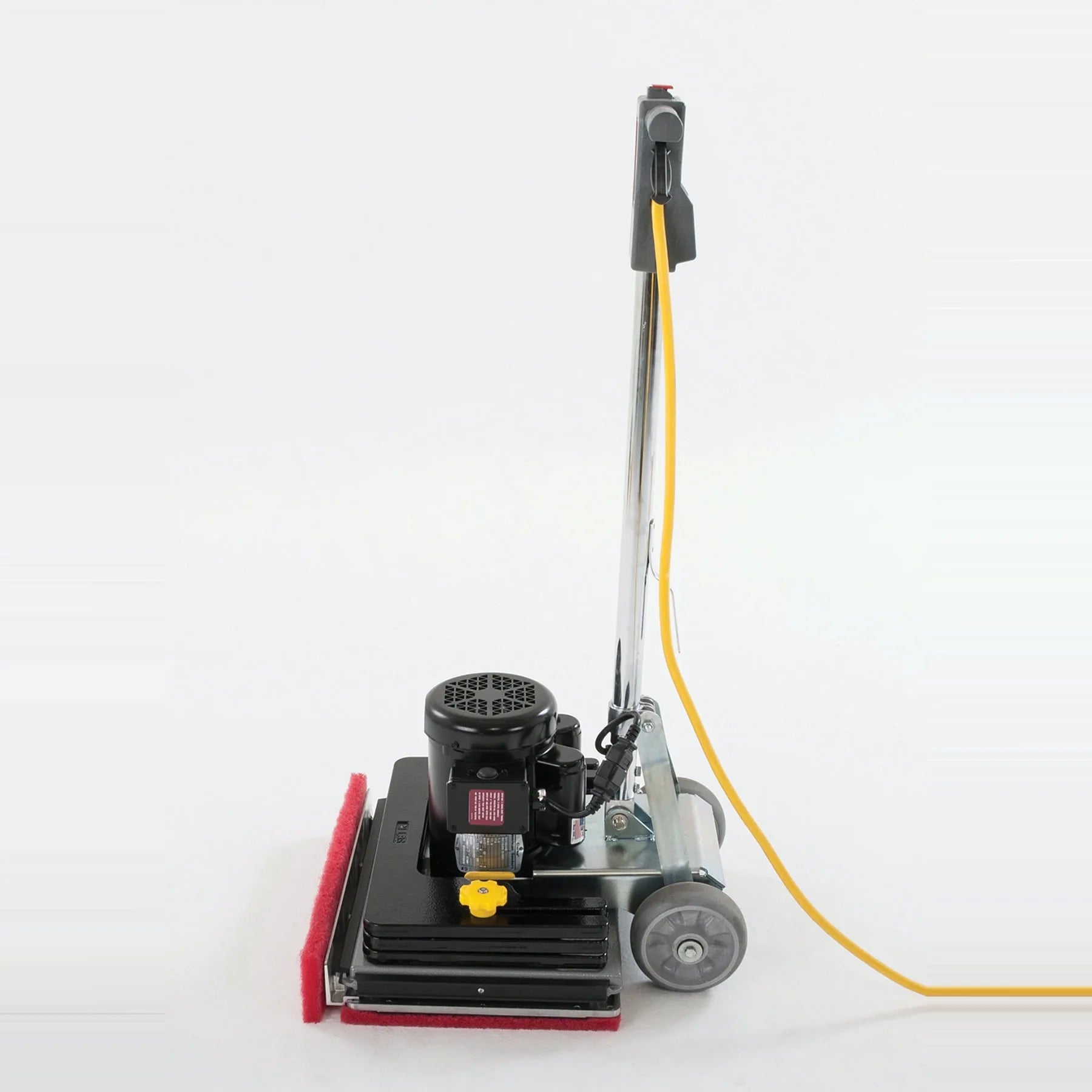 Left side profile of the Clarke FM40 LX orbital floor machine
