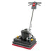 Clarke FM40 ST orbital floor machine, angled view from the left
