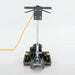 Rear view of the Clarke FM40 ST orbital floor machine showing the handle and rear wheels