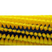 Close-up of the yellow soft nylon bristles on the Clarke 56412191 cylindrical brush