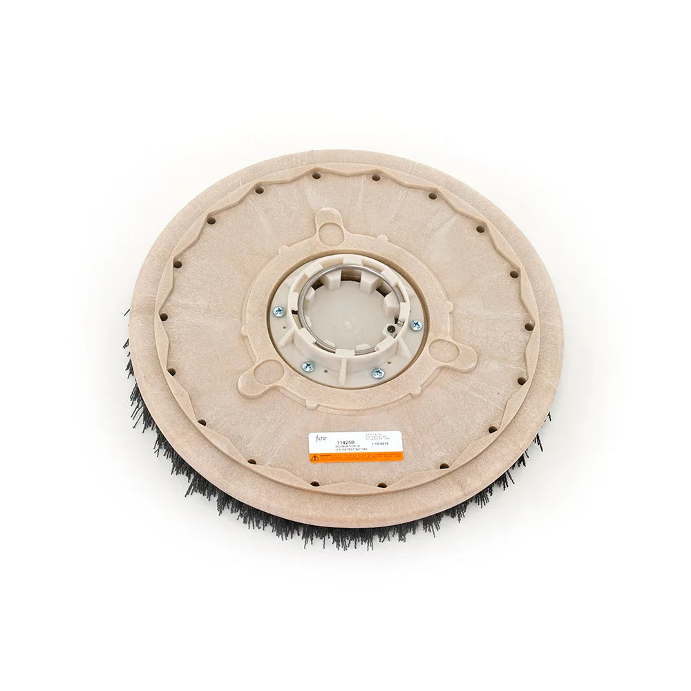 Clarke Focus II heavy grit disc brush, top view