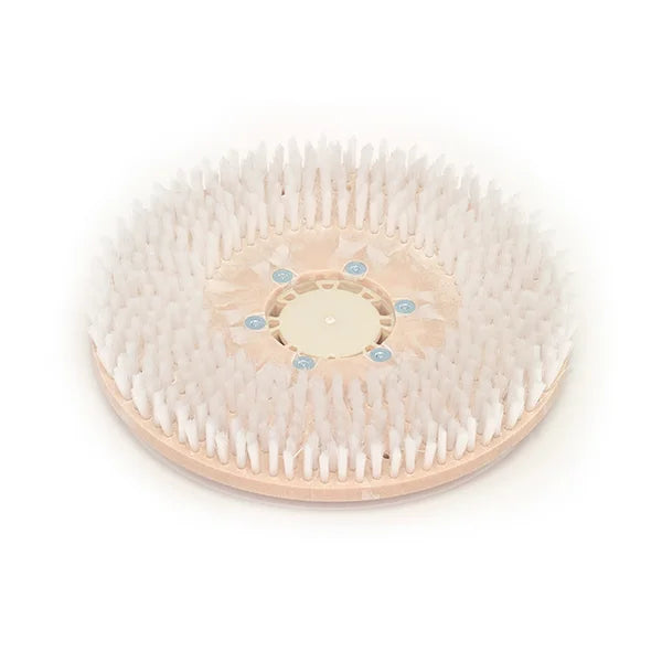 Bristle side of the Clarke Focus II polypropylene disc brush