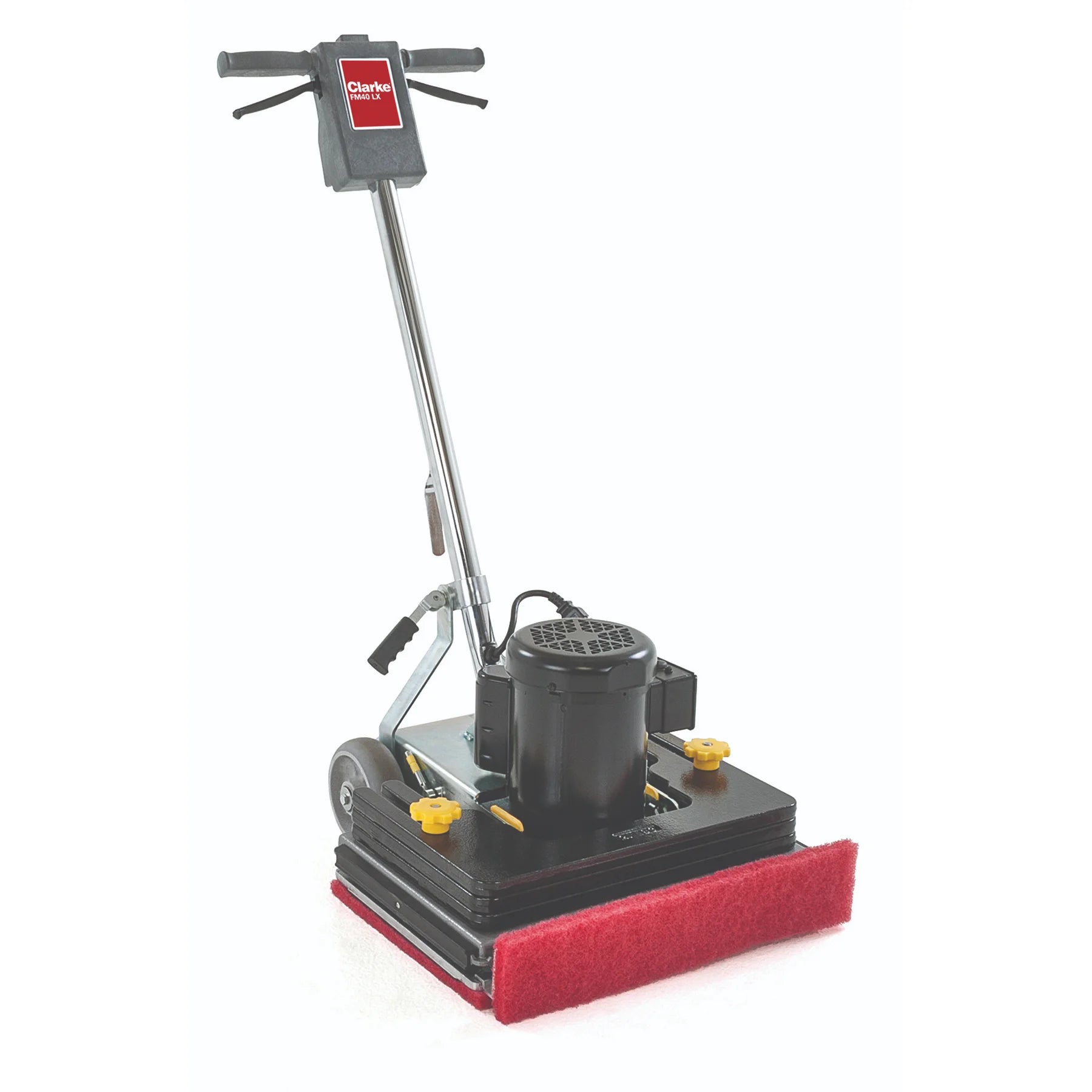 Clarke FM40 LX orbital floor machine, which runs the 14 x 20 inch Gorilla diamond pads