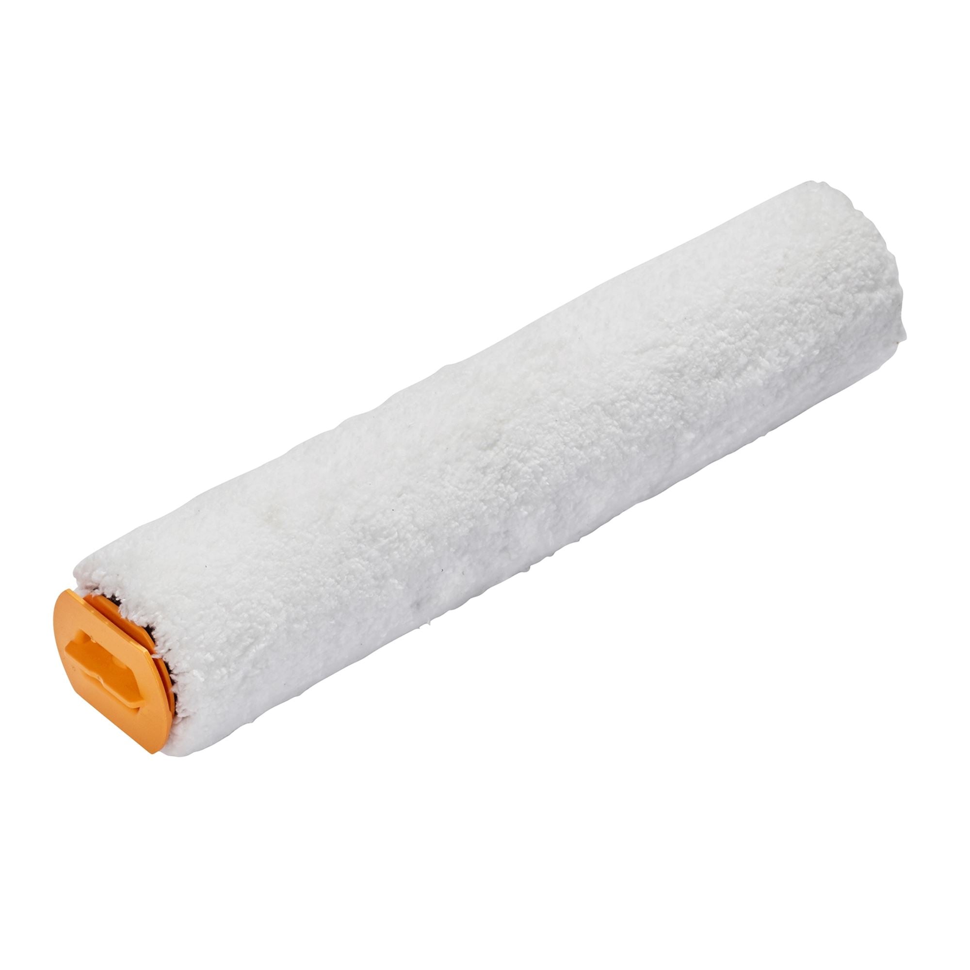 Clarke 9100002068 microfiber cylindrical roller for the MA30 13B, white with an orange end cap