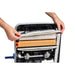 Snap-on squeegee being removed from the Clarke MA30 13B without tools