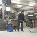 Clarke Maxxi II 35 wet/dry vacuum in use in an auto shop