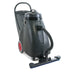 Clarke Summit Pro 18SQ wet/dry vacuum with the 24-inch front-mounted squeegee attached, front right angle on a white background
