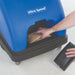 Removing the dust bag from a Clarke Ultra Speed 20 burnisher