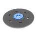 Clarke 19 inch pad holder for the CA60 disc models, gray gripper face with a blue center pad lock