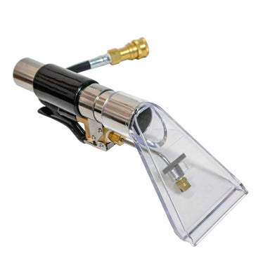 EDIC 1037AC see-through upholstery tool with clear plastic head and stainless steel handle, on white