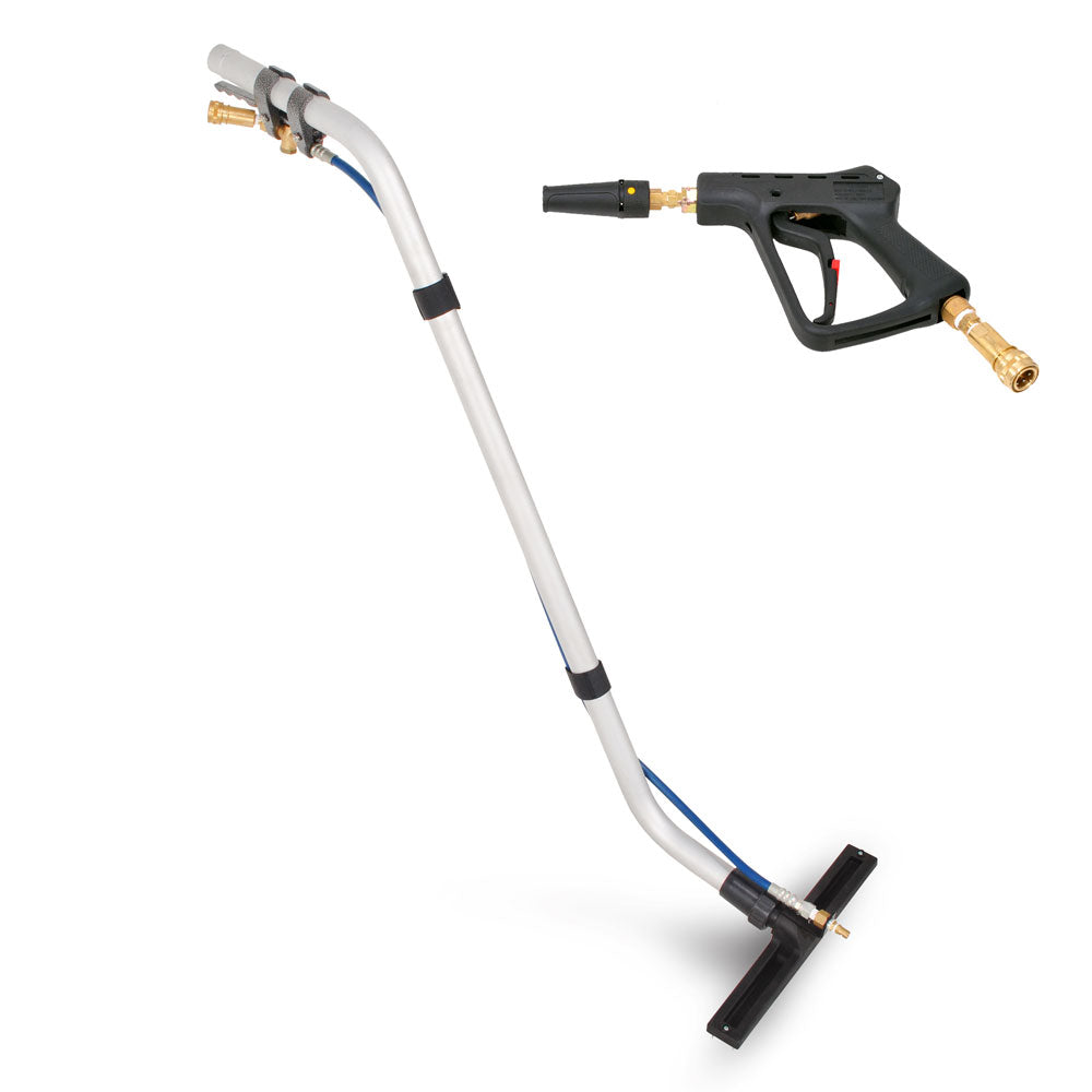 EDIC 9034ACK touchless restroom cleaning kit with 9000AC spray gun and 334ACH squeegee wand