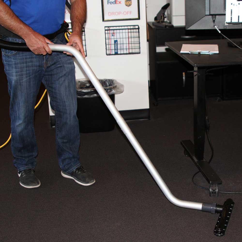 EDIC Atlas backpack vacuum, hose and wand assembled