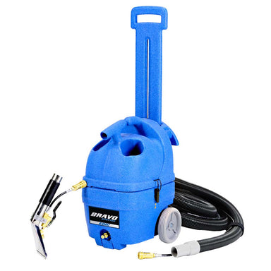 EDIC Bravo spotter with the 8 ft hose and stainless upholstery tool attached