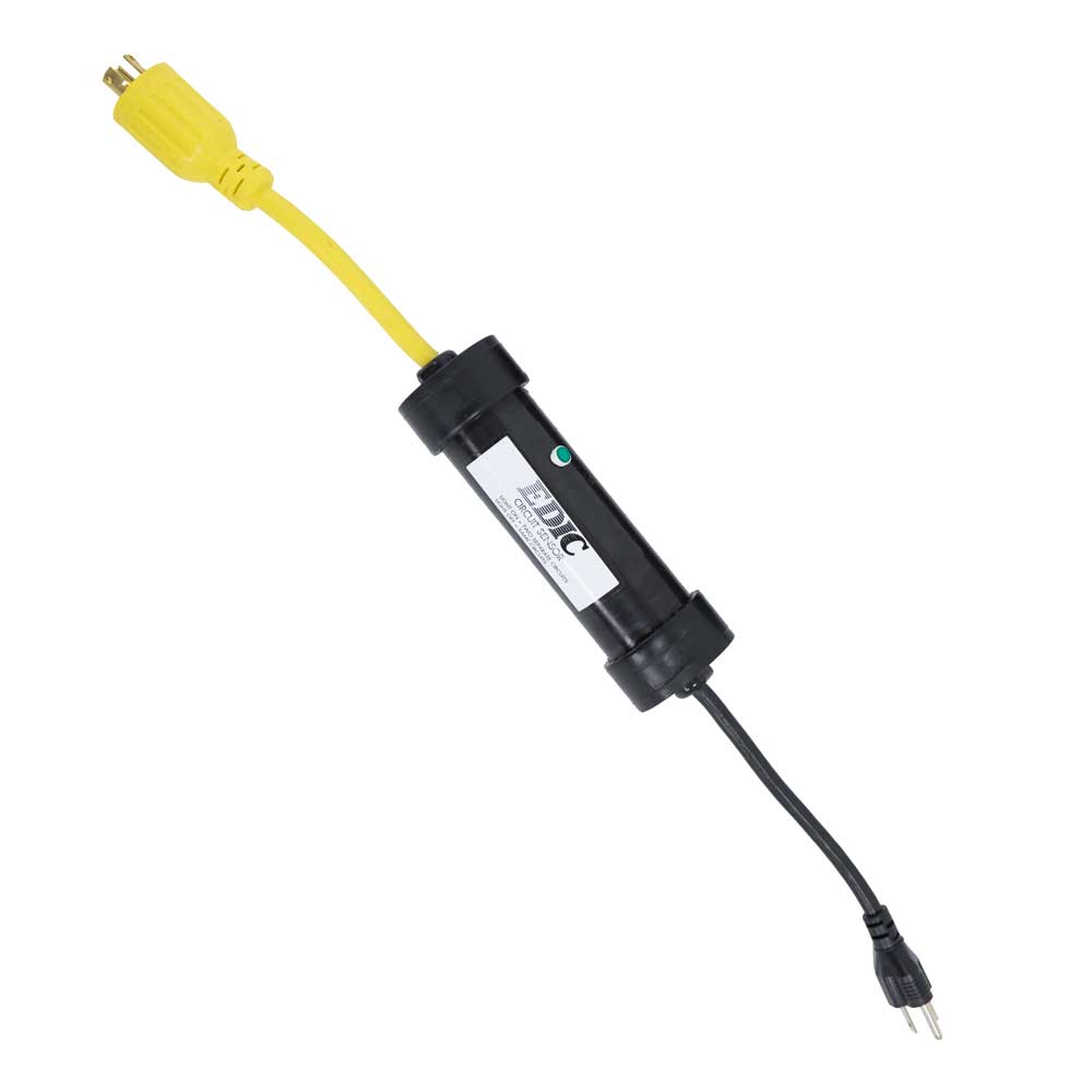 EDIC 988CS circuit locator with one standard plug and one twist-lock connector