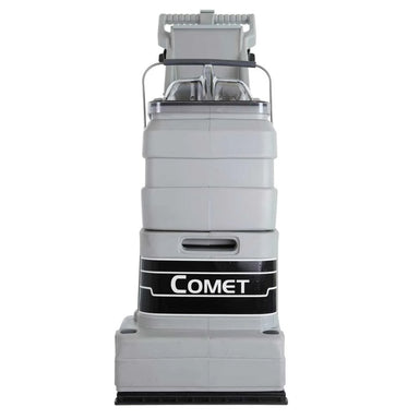 EDIC Comet 419TR carpet extractor, front view showing the 12 inch brush head