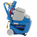 EDIC Galaxy 5 carpet extractor side view with the Heat N Run external heater mounted on the back