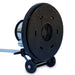 EDIC pad driver mounted on a Saturn low speed floor machine tipped back on its wheels