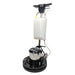 EDIC 390AC shampoo tank mounted on a Saturn low speed floor machine with horseshoe weights
