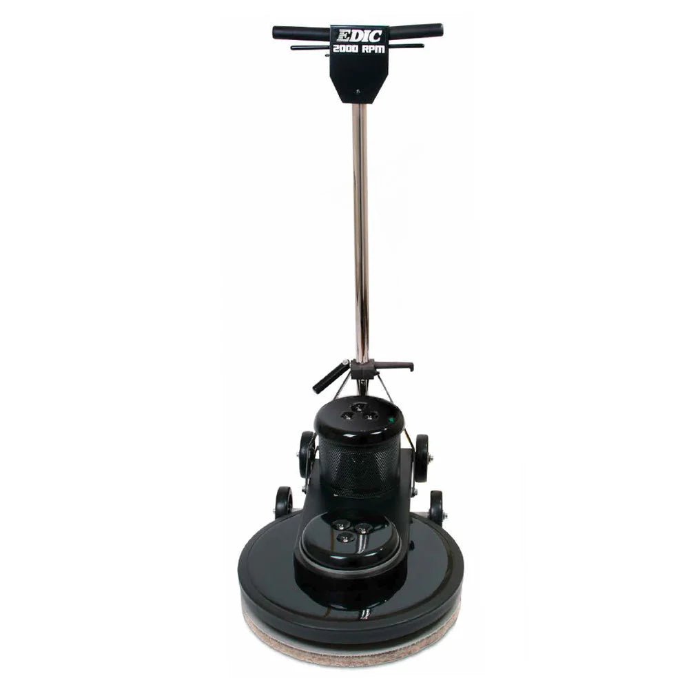 EDIC Saturn SV 20 inch high speed floor burnisher, front view on white