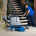 EDIC stair and van wand cleaning carpeted stairs with a Supernova extractor