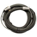 EDIC vacuum and solution hose assembly for the Supernova and Polaris, coiled, with gray vacuum cuffs and brass quick disconnects