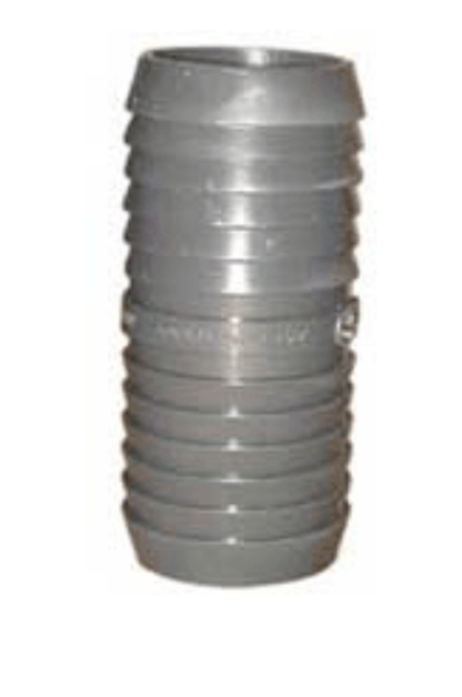 EDIC J00630 1-1/2 inch vacuum hose extender barb, on white