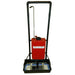 Fas-Trak Micro-Trak Plus finish applicator showing the red tank, black frame and upright handle