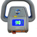 Close-up of the ICE i20NBTL+ handle with its color touchscreen control panel and red emergency stop