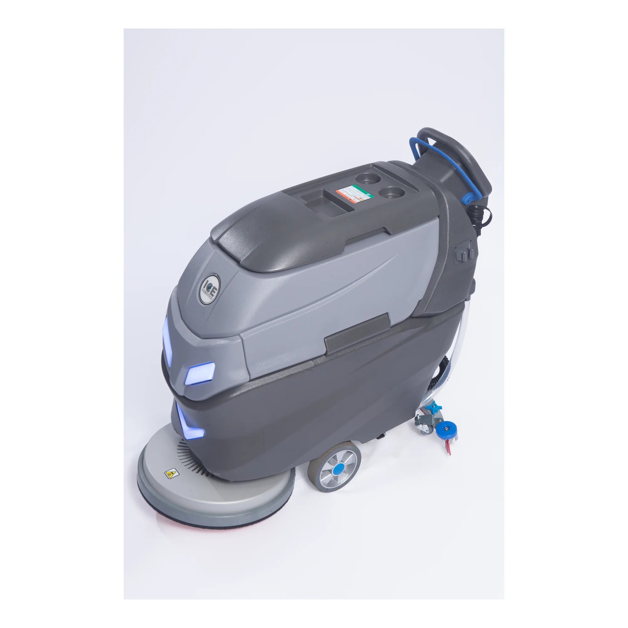 ICE i20YT walk-behind floor scrubber, front right view