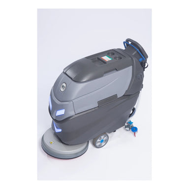 ICE i20YT walk-behind floor scrubber, front right view