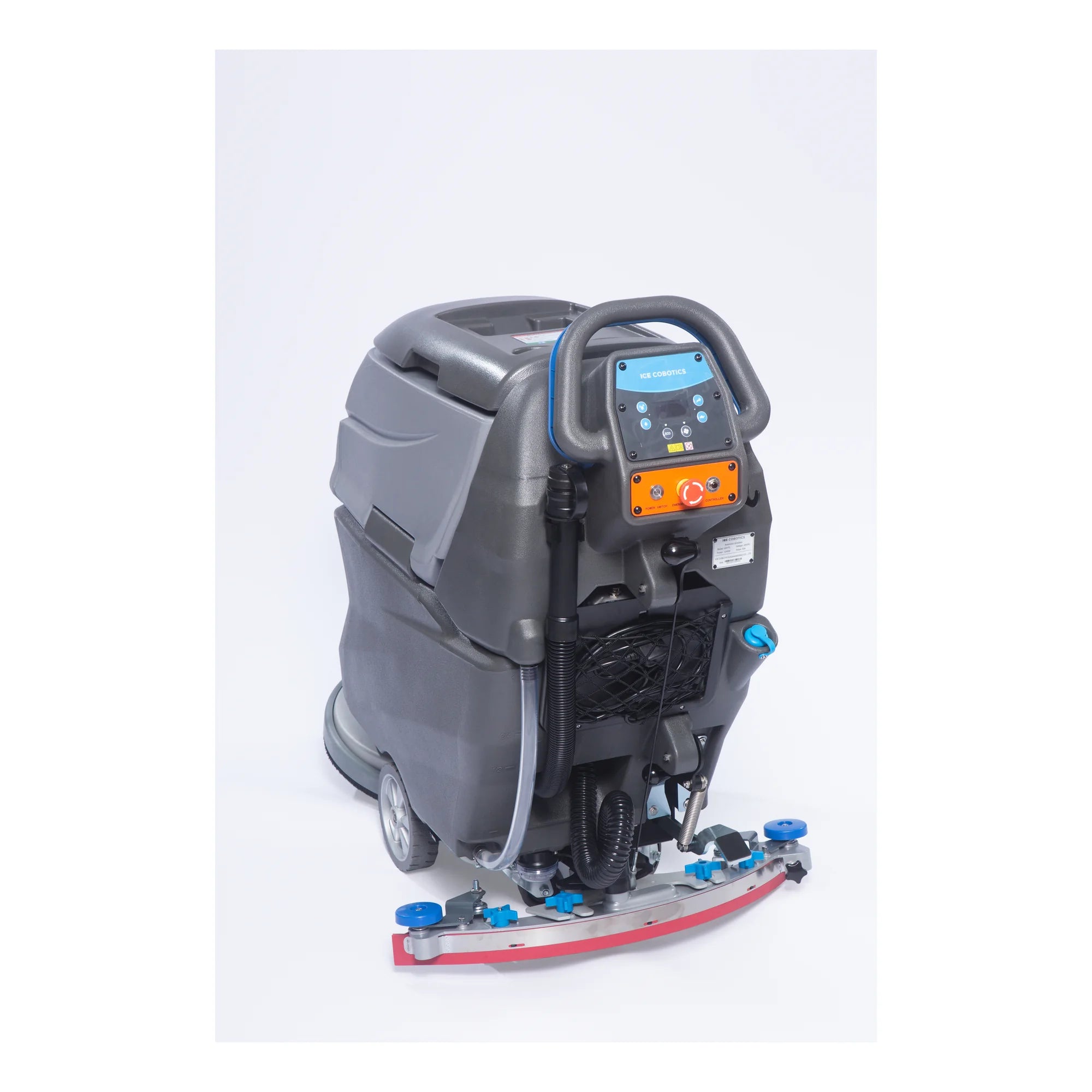 ICE i20YT walk-behind floor scrubber, front view