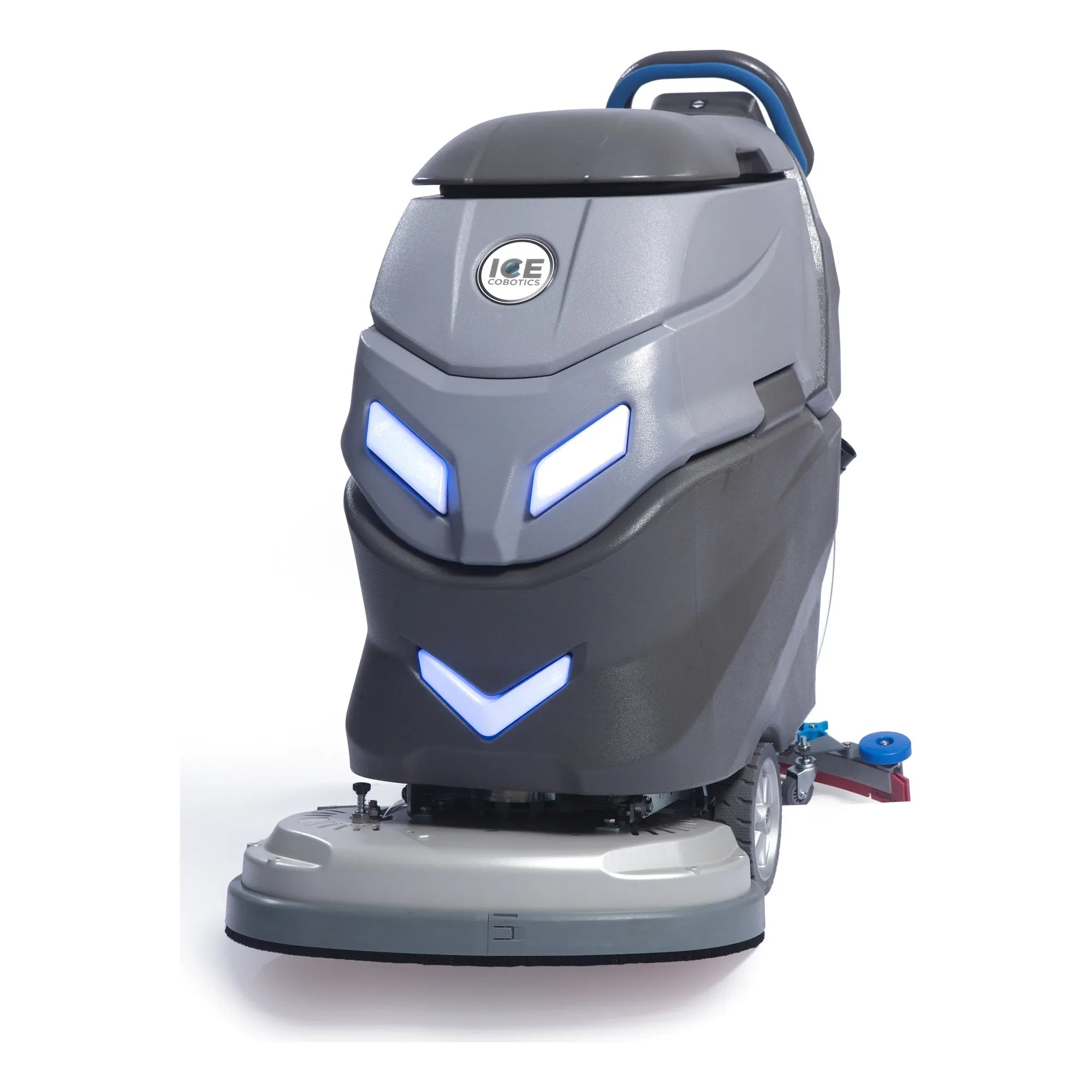 ICE i24YTL lithium walk-behind floor scrubber, front right view