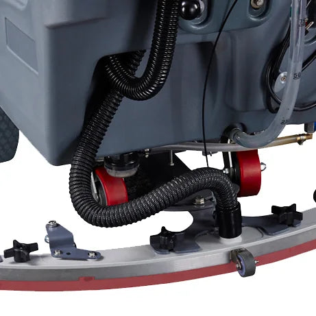 Close-up of the ICE i36BT squeegee and wheels