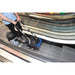 Operator cleaning escalator steps with a Duplex 420 and escalator kit
