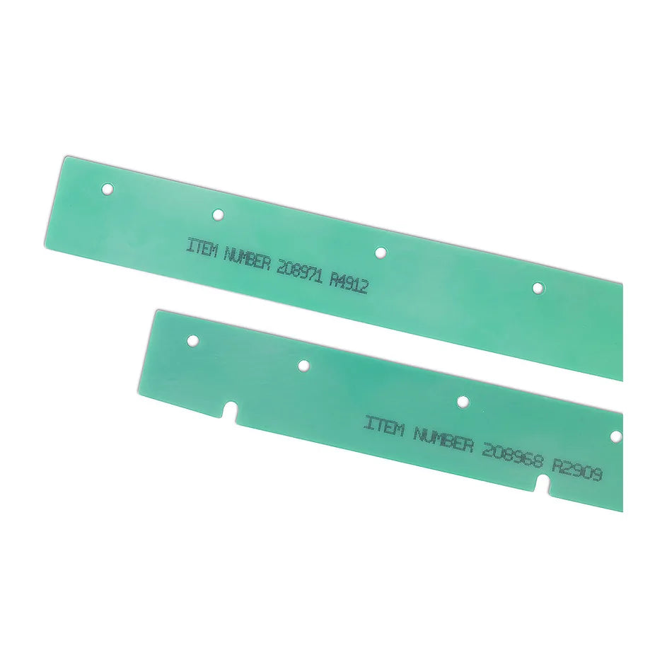 NaceCare 903531 green polyurethane squeegee blade set for the TGB 516NX