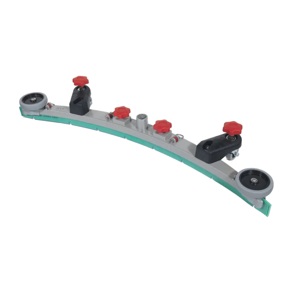 NaceCare 904691 650 mm TwinTec aluminium squeegee assembly with green blades