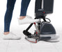 NaceCare 244NX Ultra-Compact Scrubber showing the lower deck foot pedal