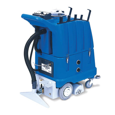 Rear view of the NaceCare AV 18AX carpet extractor showing the operator handle and controls