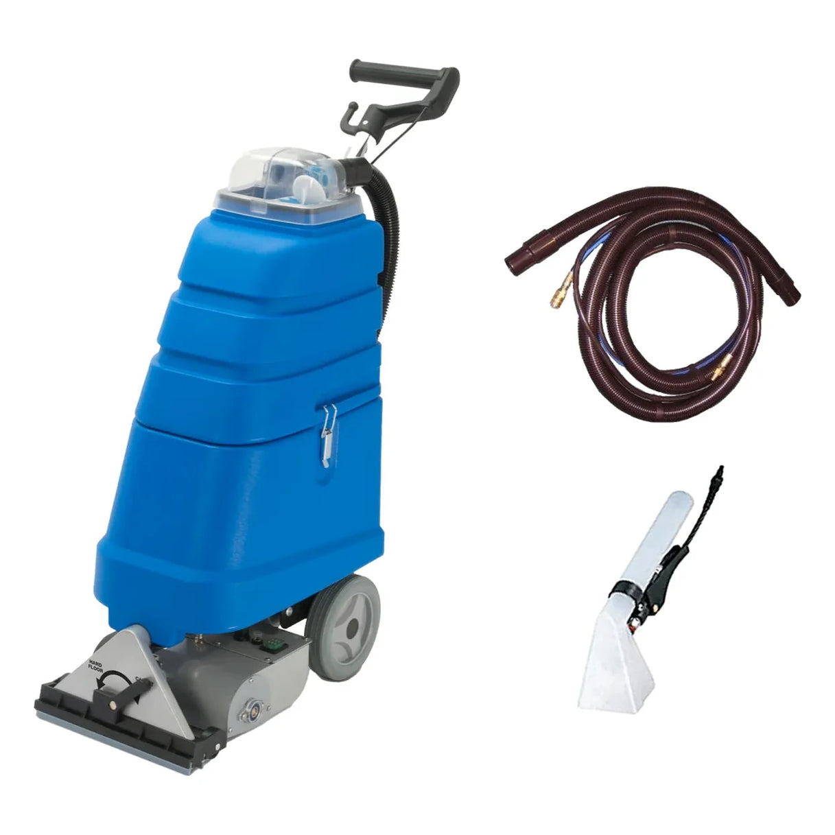 AVB 4X with the 8 foot solution and vacuum hose and the plastic upholstery hand tool
