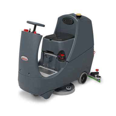 NaceCare CRL 2128 compact ride-on floor scrubber on a white background