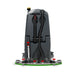NaceCare CRL 2128 ride-on scrubber showing the vacuum hose and red tank handles
