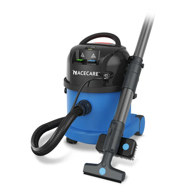 NaceCare CTB 370NX cordless battery carpet spotter with the CTX 170 X-tract wand docked on the back