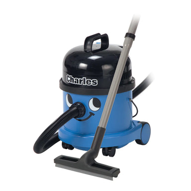 NaceCare CVC 370 Charles wet dry canister vacuum, angled view