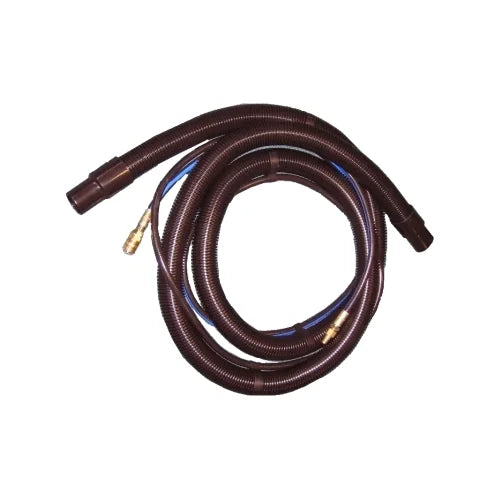 NaceCare solution and vacuum hose set for carpet extractors, coiled, with quick-connect fittings