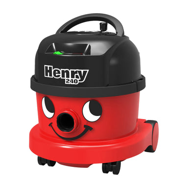 NaceCare Henry PPR 240 red commercial canister vacuum, high-resolution product photo