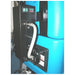 HT 1800 heater mounted upright on the back of a walk-behind carpet extractor