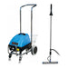 JS 1600C steam cleaner on its vapor machine cart, shown next to the optional steam mop