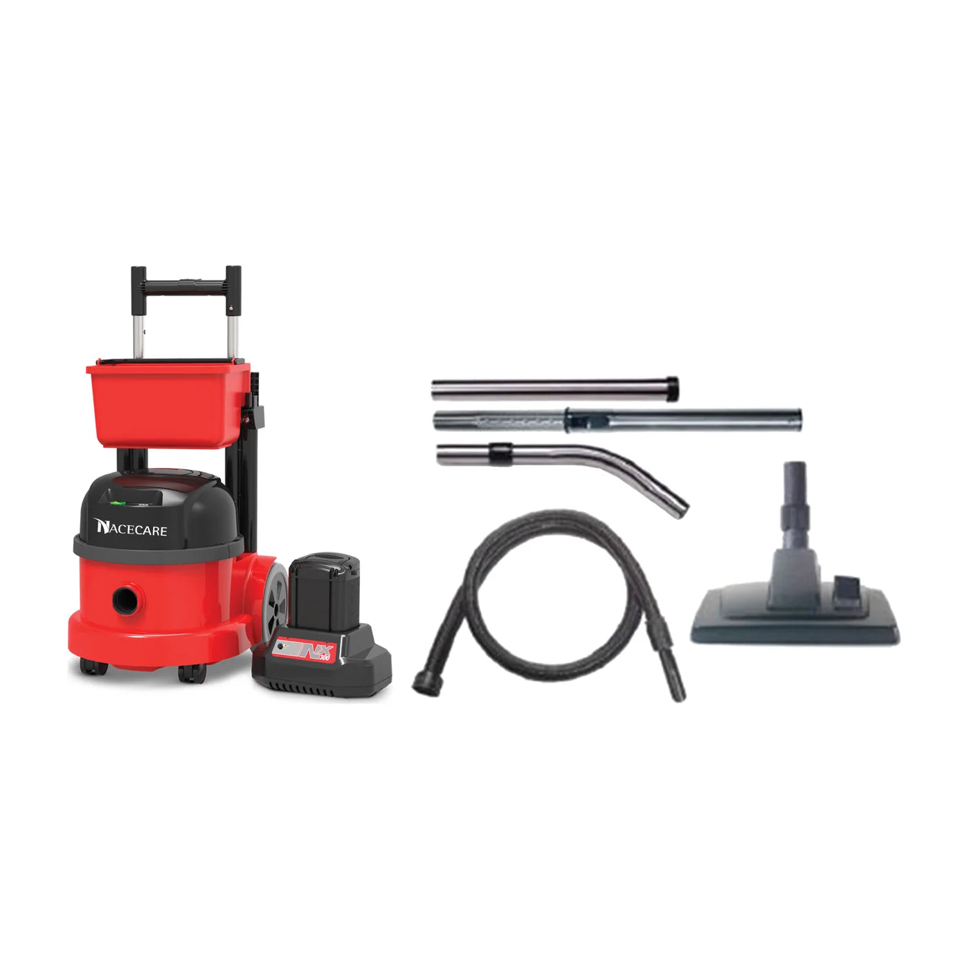 NBV 290NX with the AST2 kit: hose, telescopic wand and 12-inch combo floor tool