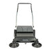 NaceCare NC 3 26-inch manual push sweeper, front view with two side brooms