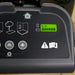 NC 5 control panel with the battery level display and start buttons
